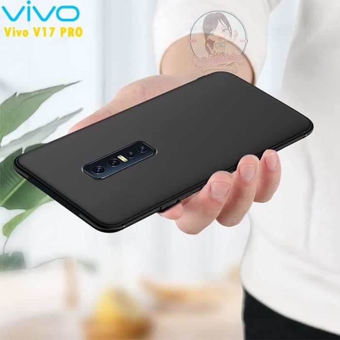 Soft Case Vivo V17 Pro Premium - Hitam