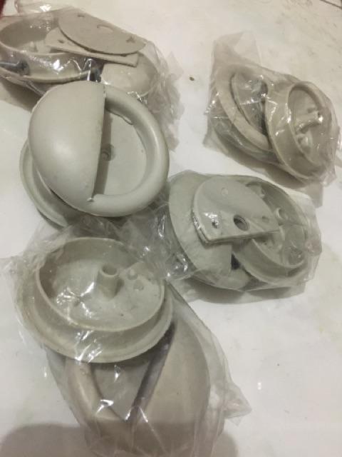 Tarikan Bulat PVC Plastik  Toilet Handle Pintu  Kamar Mandi 