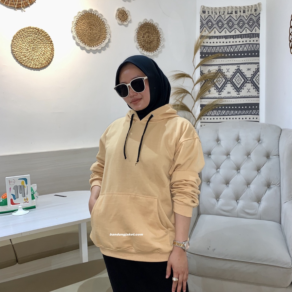 JUMBO Size  SWEATER Hoodie NATURAL  || Sweater Natural Hoodie Zumbo Size XXl PRIA WANITA