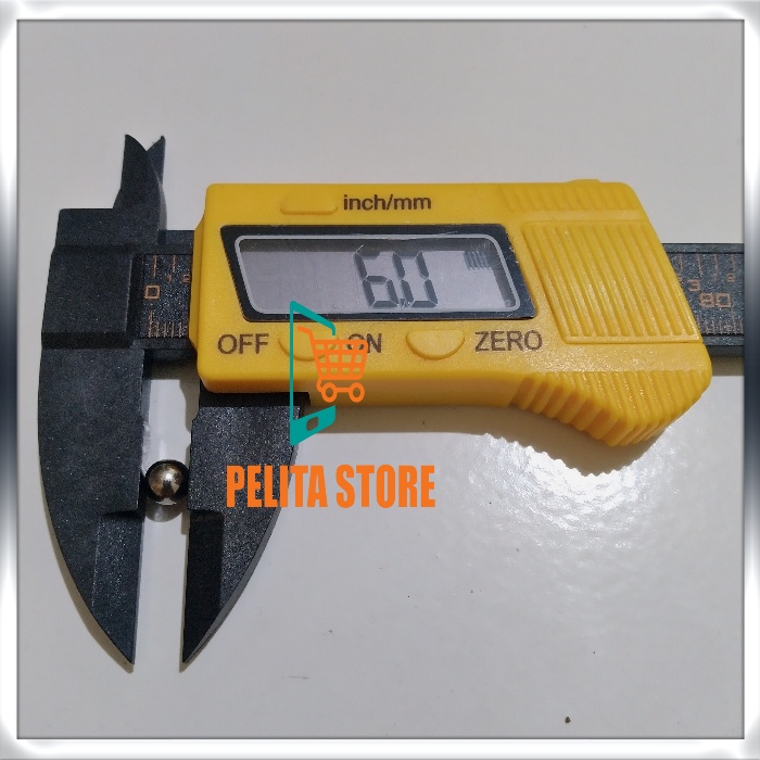 STEEL BALL / PELOR BEARING 6MM (PER 100 BUTIR)