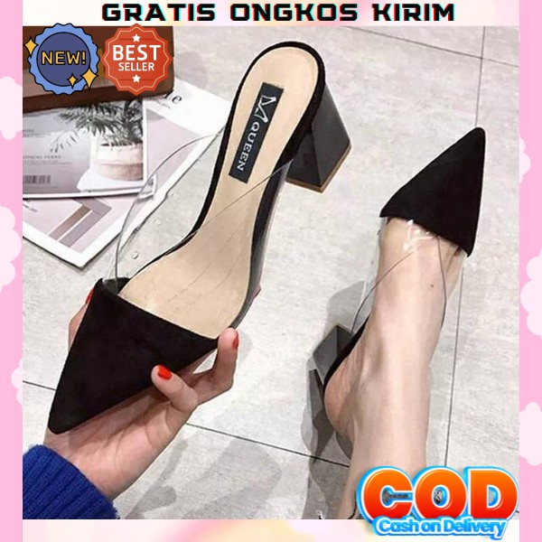 Sendal Kondangan Cewek Kekinian Murah High Heels Pesta Import Wanita Haigh Hels Heals Terbaru Brides
