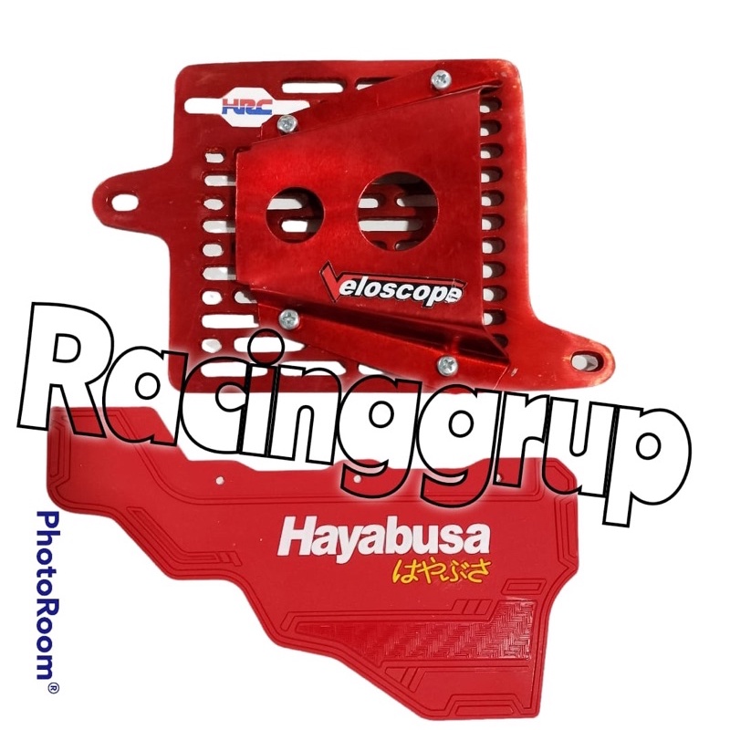 1 Set Cover Radiator AirScop Vario 160 new + mudflap vario 160