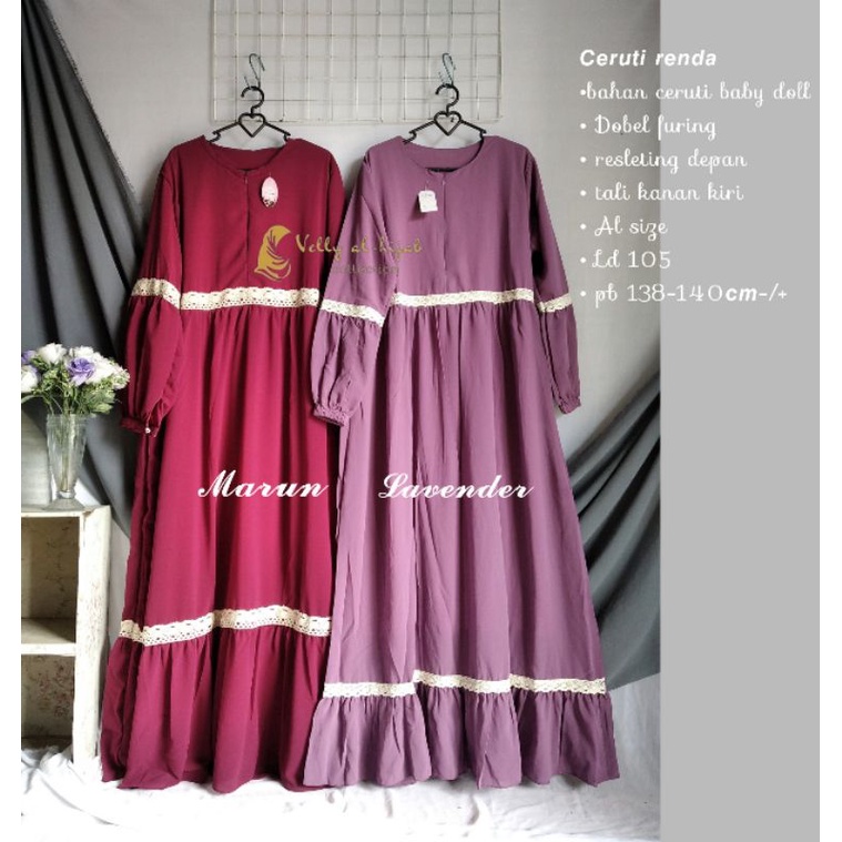 Gamis Ceruti Baby Doll Renda