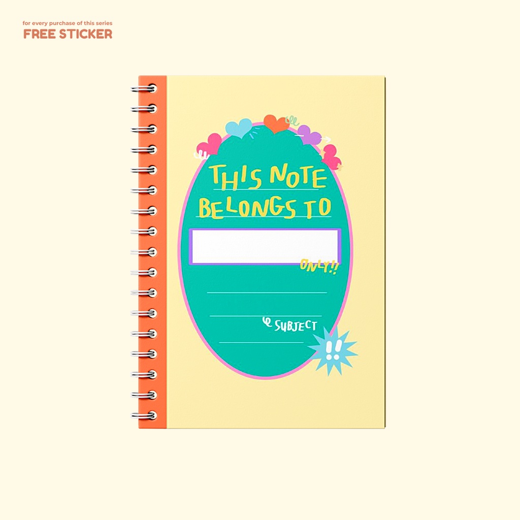 

This Note Belongs To - Notebook Planner Journal