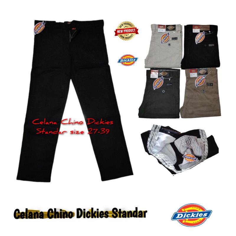 Celana Chino Dickies Panjang Pria/ Chino panjang/Chino Pants/Chino size 28-39/Chino hitam dickies