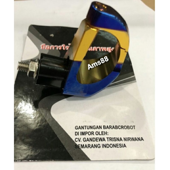 Gantungan Barang Predator Hook CNC Universal Motor Aerox 155 Nmax Xmax Lexi Vario Dll