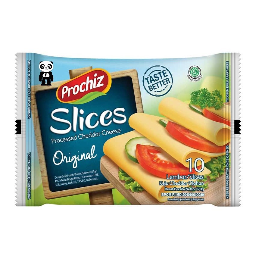 

Prochiz Original Slices Keju Slice isi 10 Lembar Keju Cheddar