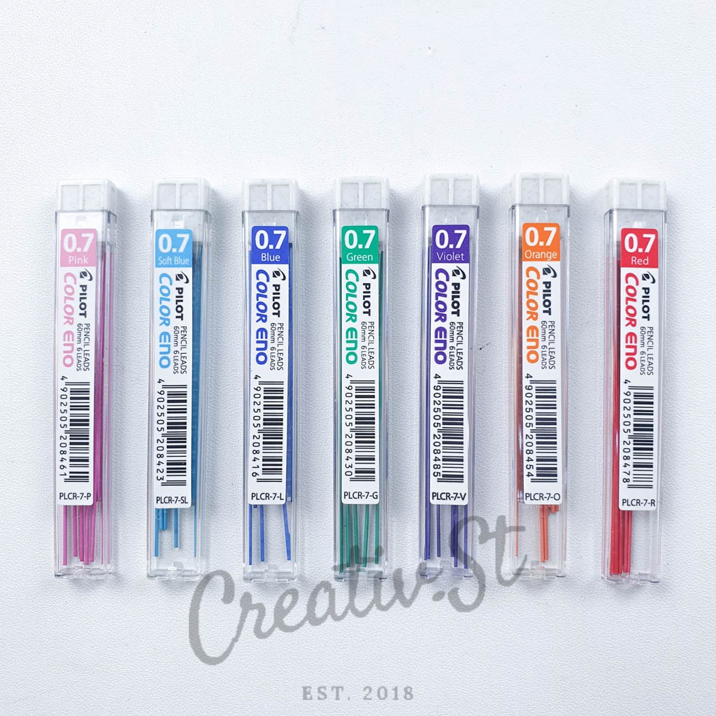 

Pilot Color Eno Pencil Lead Isi Pensil Mekanik Pilot Warna Warni 0.7 Mm