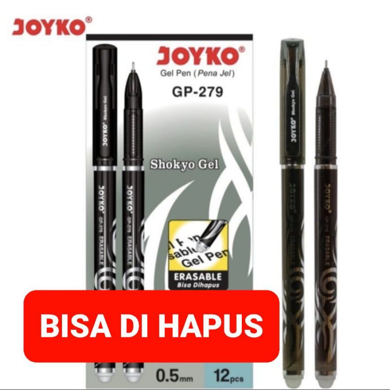 

Pulpen Joyko Erasable Gel Pen / Pulpen Bisa Dihapus JOYKO Shokyo GP-279 Murah