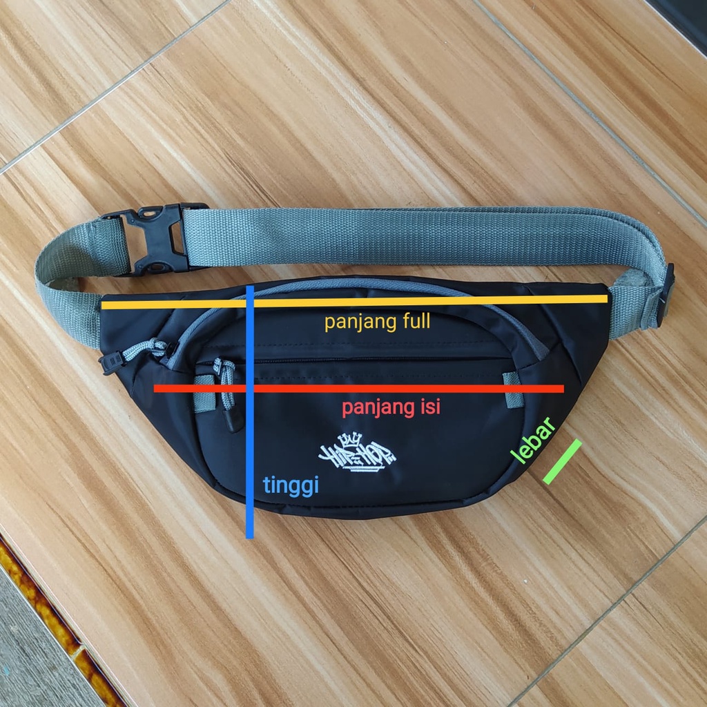 Tas slempang selempang WaistBag Pria Gaul Terbaru bisa pinggang dan bahu TNF the nort face