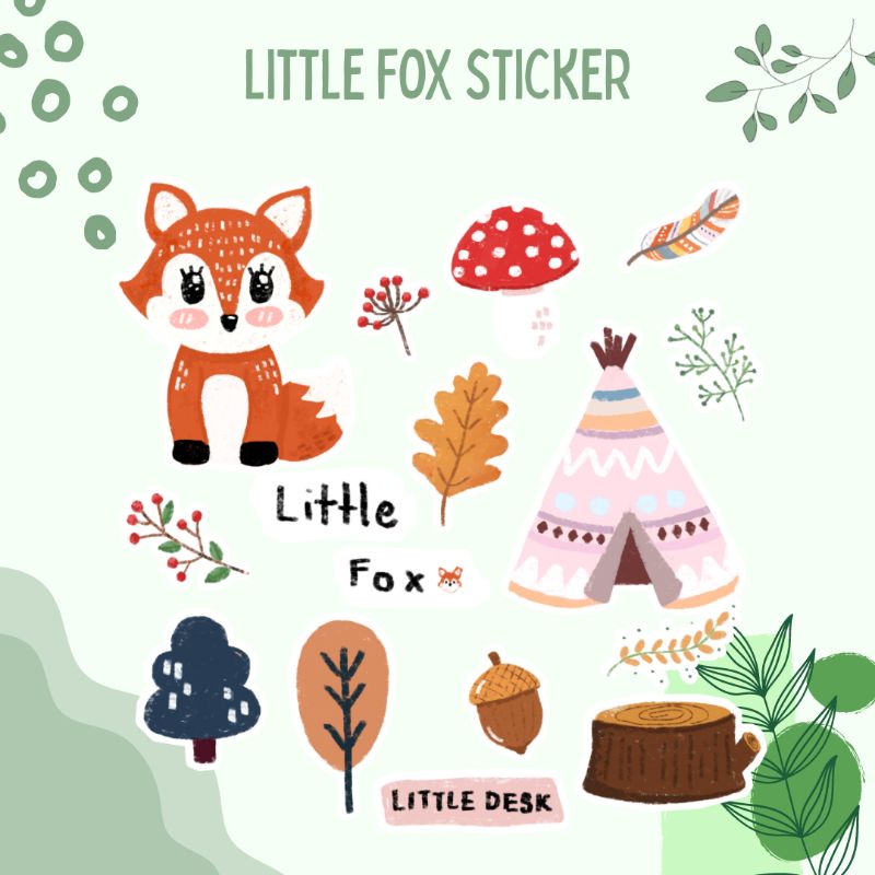 Little Fox Sticker