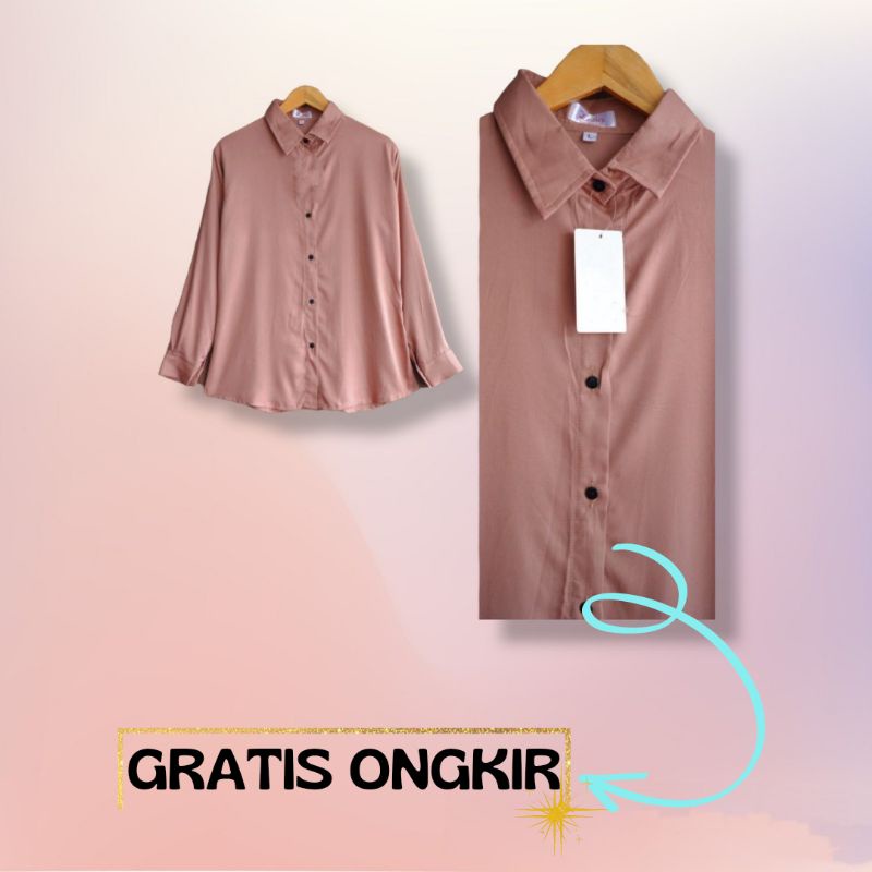 Kemeja Basic/Kemeja Wanita Rayon