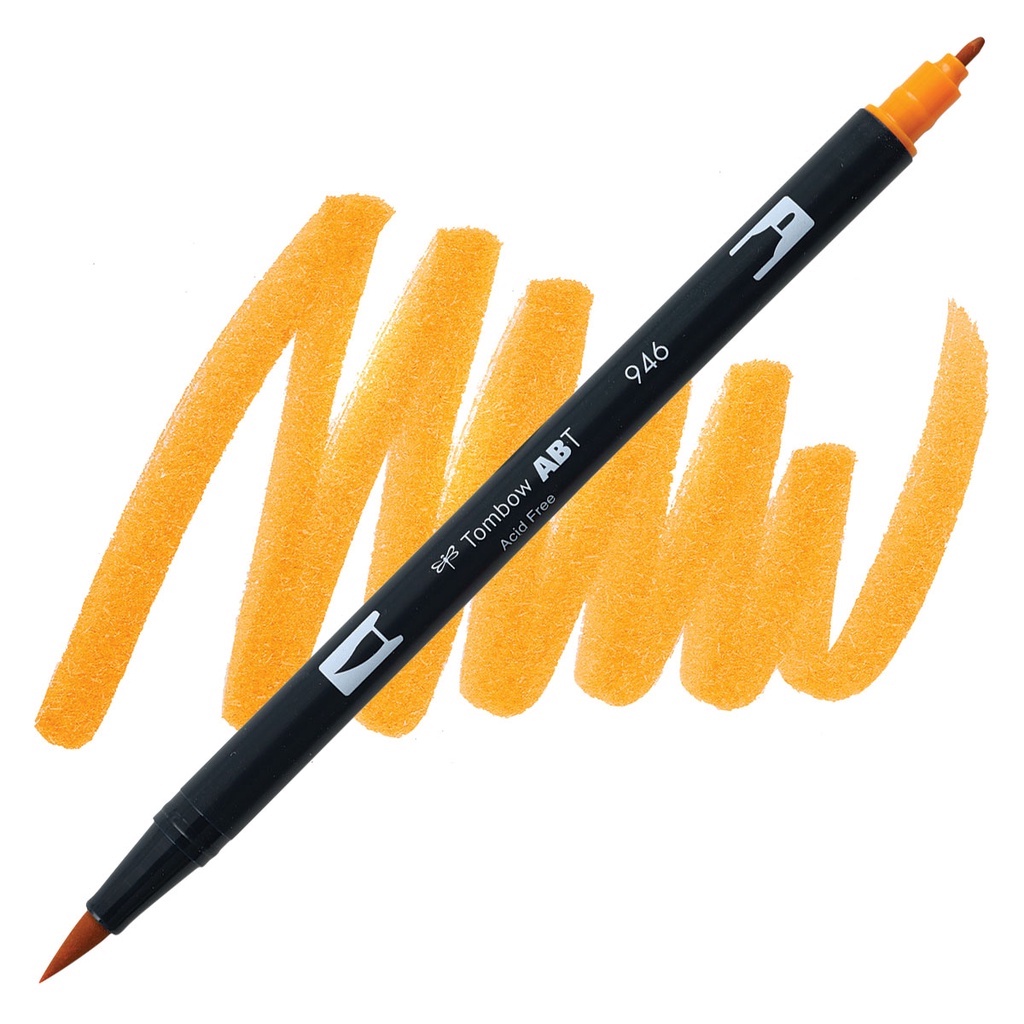 

Tombow Dual Brush Pen Gold Ochre Abt 946