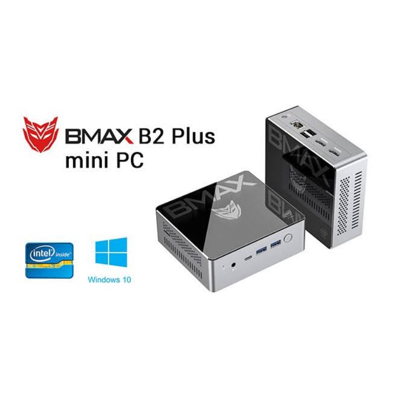 B-M A X B2 Plus Mini PC 8/128GB SSD Intel J4125 4K HDMI Windows 10 Pro