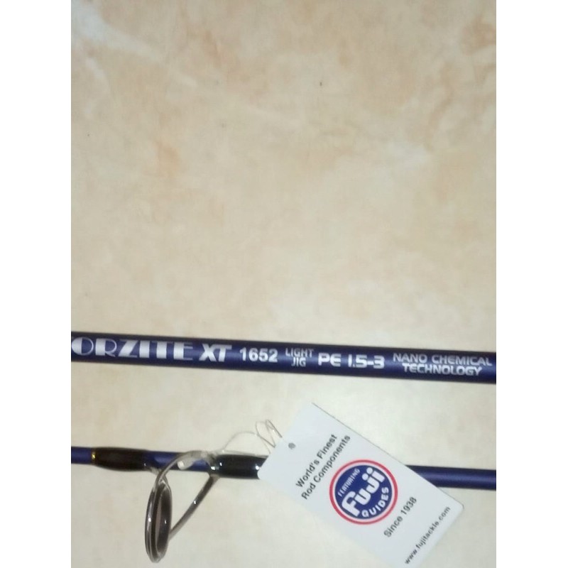 Joran Torzite Kenzi XT 1652 Light Jig Carbon Solid PE 1.5-3, 165cm, Nano Chemical, Fuji Ring
