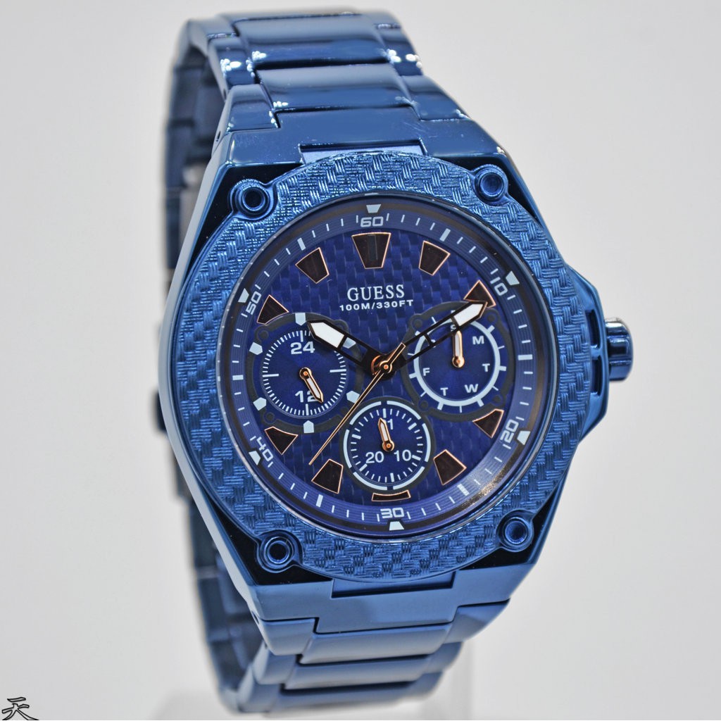 GUESS W1305G4 - Jam Tangan Pria - Original - Biru