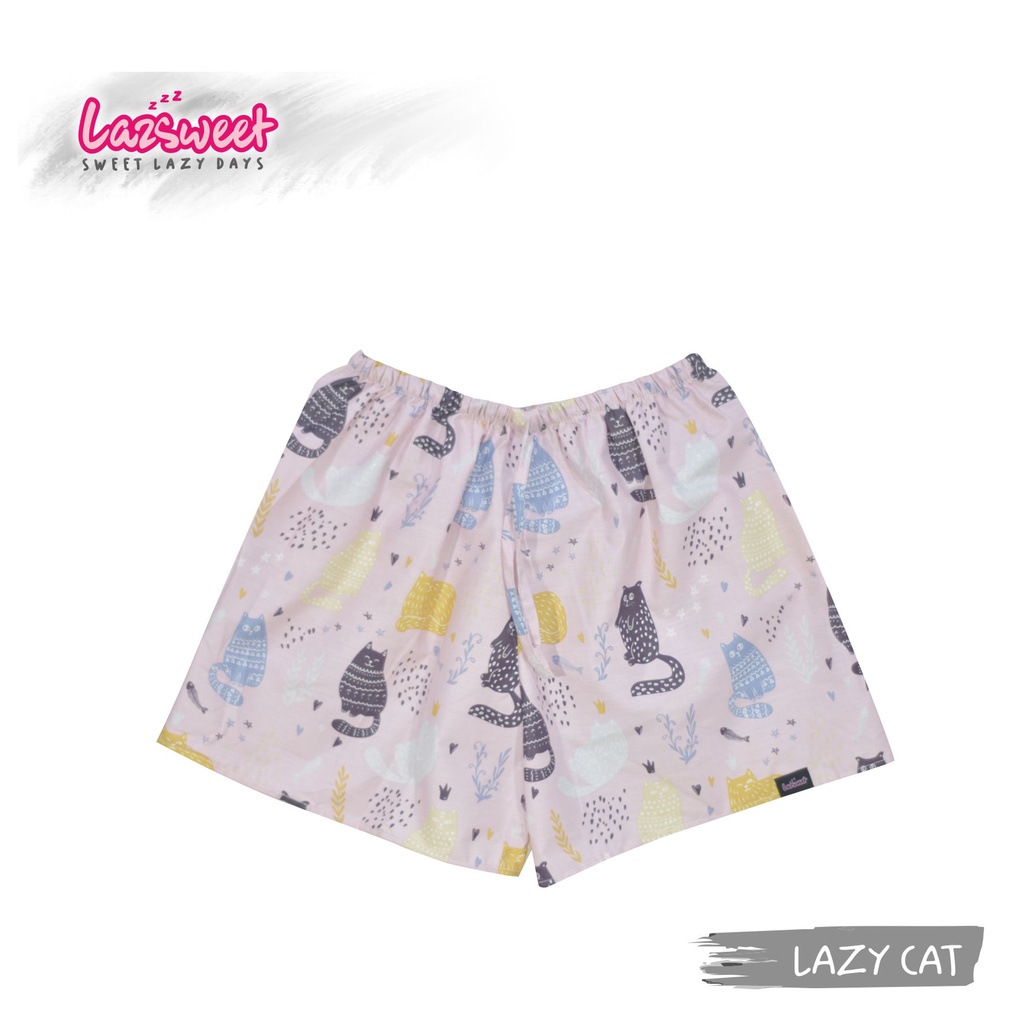 Celana pendek santai wanita KATUN-lazy cat