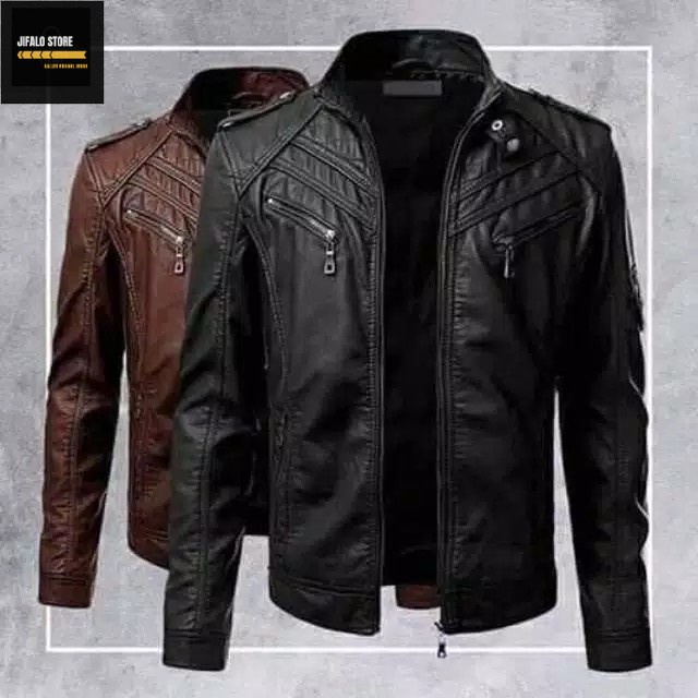 Jaket kulit asli domba-jaket kulit asli pria/ jaket kulit asli garut