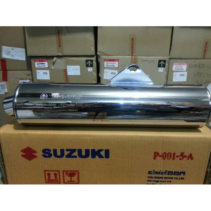 NEW SILENCER SATRIA FU OLD IMPORT THAILAND 14310 25G20 000 ORIGINAL