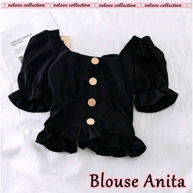 BDG STYLE (COD)  BLOUSE ANITA ATASAN WANITA  &amp; REMAJA