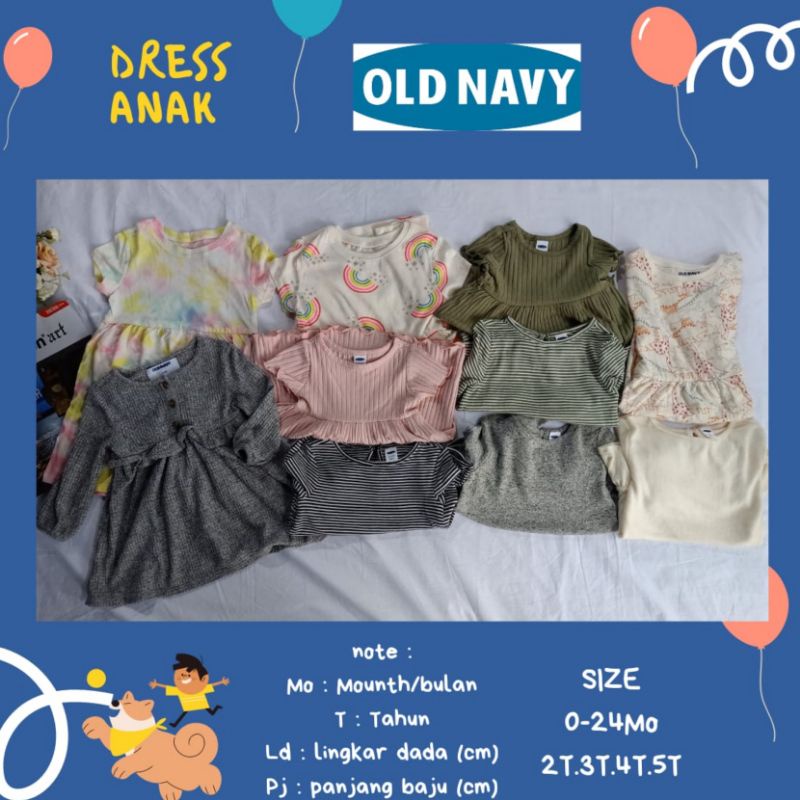 DRESS ANAK OLD NAVY