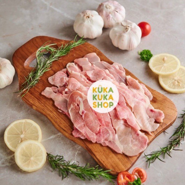 Ayam Slice Premium / Paha Ayam Iris Tipis - 200gram