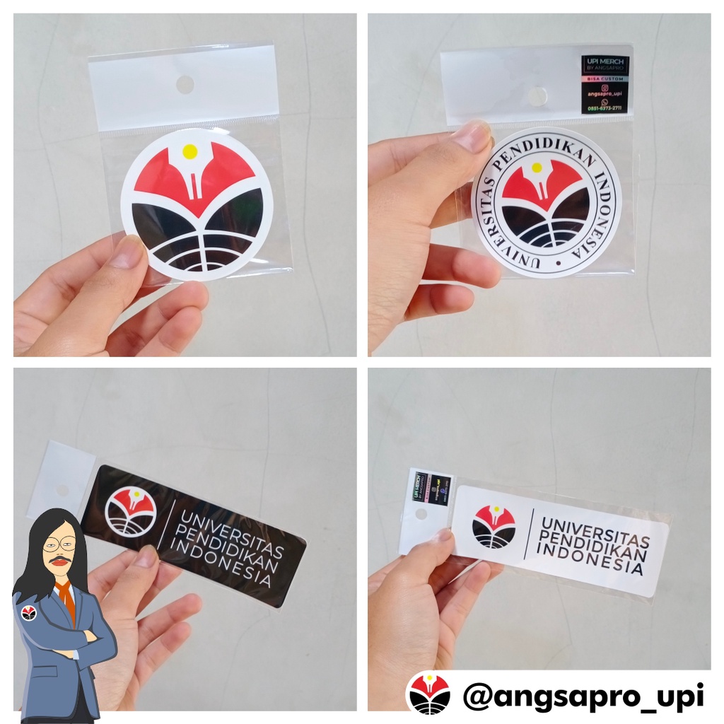 

Sticker UPI Formal Series Stiker UPI Logo Instansi