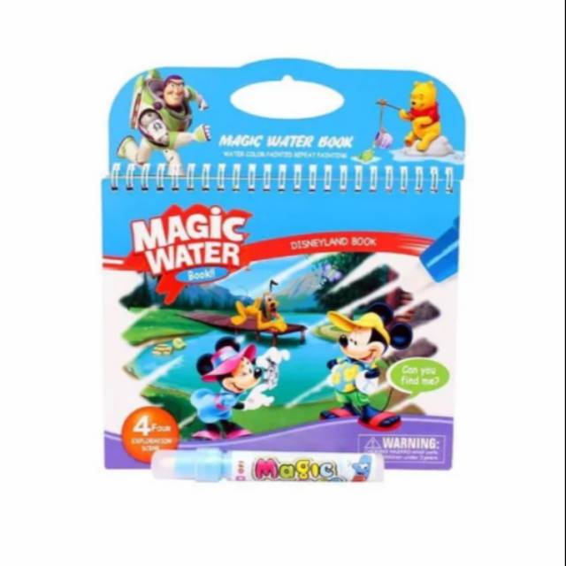 

M150 Magic Water Book Buku Menggamar Multi Warna Buku Cat Air