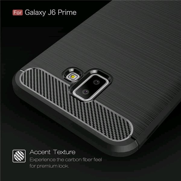 CASE SLIM FIT CARBON IPAKY SAMSUNG GALAXY J6 PLUS SOFTCASE - FA