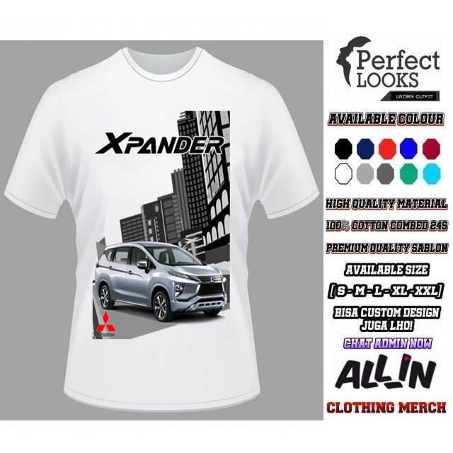 KAOS DISTRO OTOMOTIF KAOS MOBIL MITSUBISHI XPANDER EKSKLUSIF BERKUALITAS-KAOS OTOMOTIF