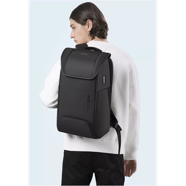 BANGE BG-7276 - Stylish Anti-Theft Waterproof TSA Lock Laptop Backpack - Tas Ransel Laptop Pria Tahan Air