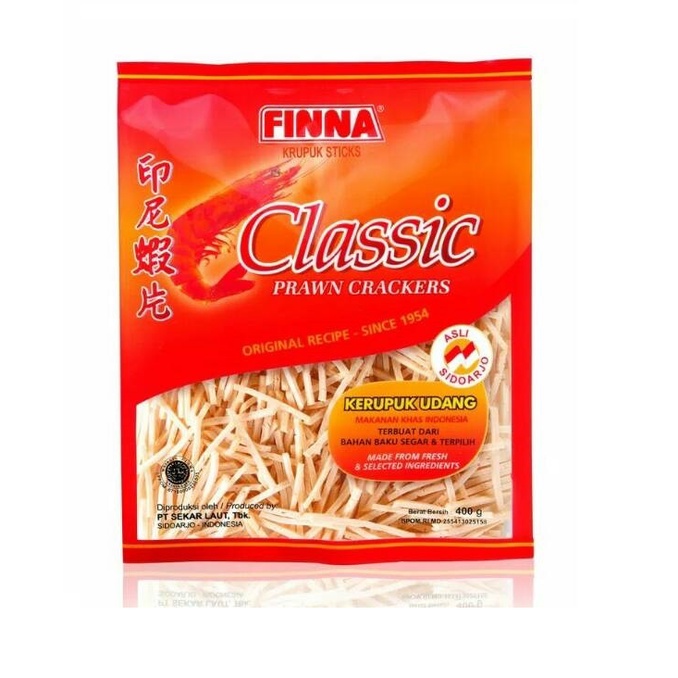 

krupuk udang finna classic stick 400