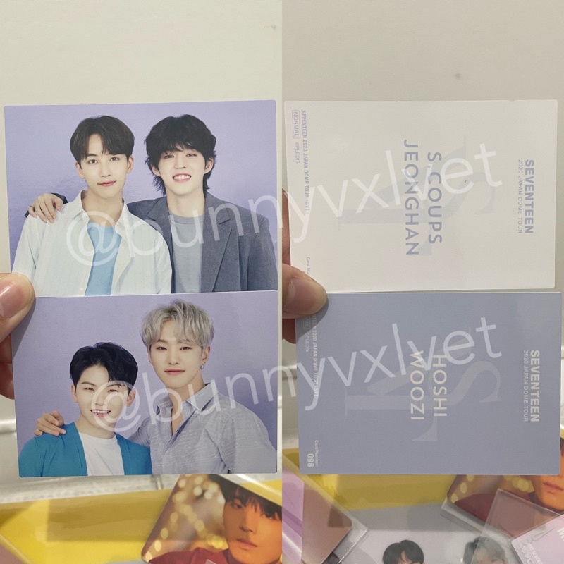 PC TC TRADING CARD OTP JEONGCHEOL SOONHOON JEONGHAN SCOUPS HOSHI WOOZI JAPAN DOME TOUR 2020