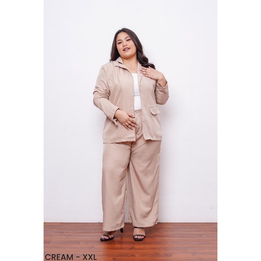 M-XXL Pepito Formal Blazer Atasan Wanita Top