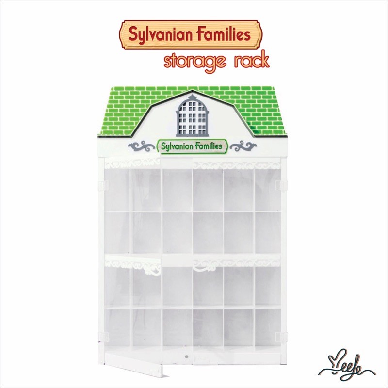 Rak tempat, wadah Sylvanian Families | Rak akrilik