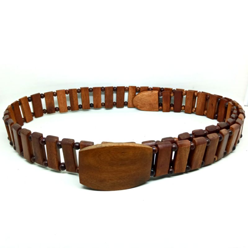 Ikat Pinggang Pria Kayu Galih Asem &amp; Kayu Setigi Asli, Gesper Pria