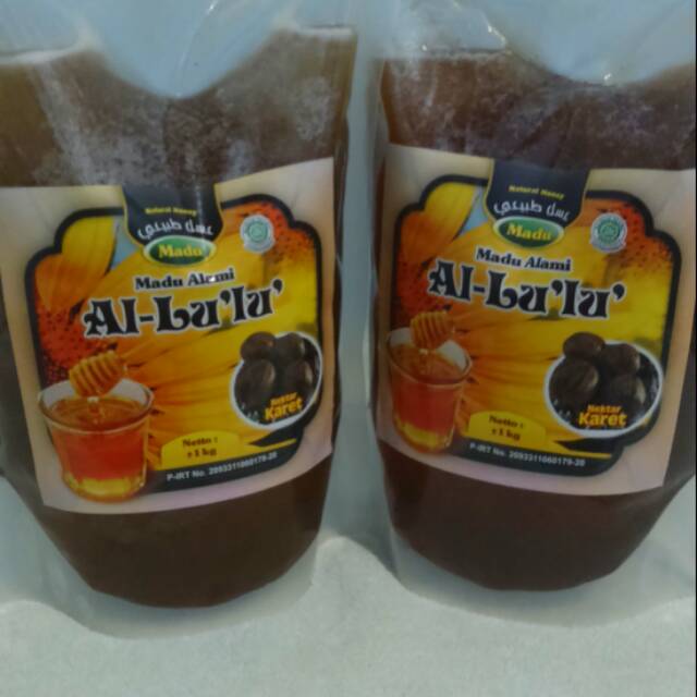 

Madu karet Alami kemasan Pounch 1 kg