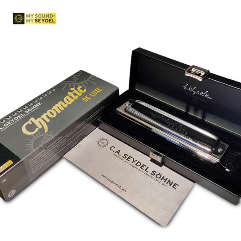 Harmonica Chromatic Harmonika Seydel De Luxe C51480C