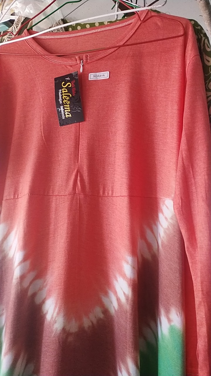 Longdres Kaos Batik Busui/gamis Panjang/gamis Abstrak Tie Dye Jumputan Termurah Laris
