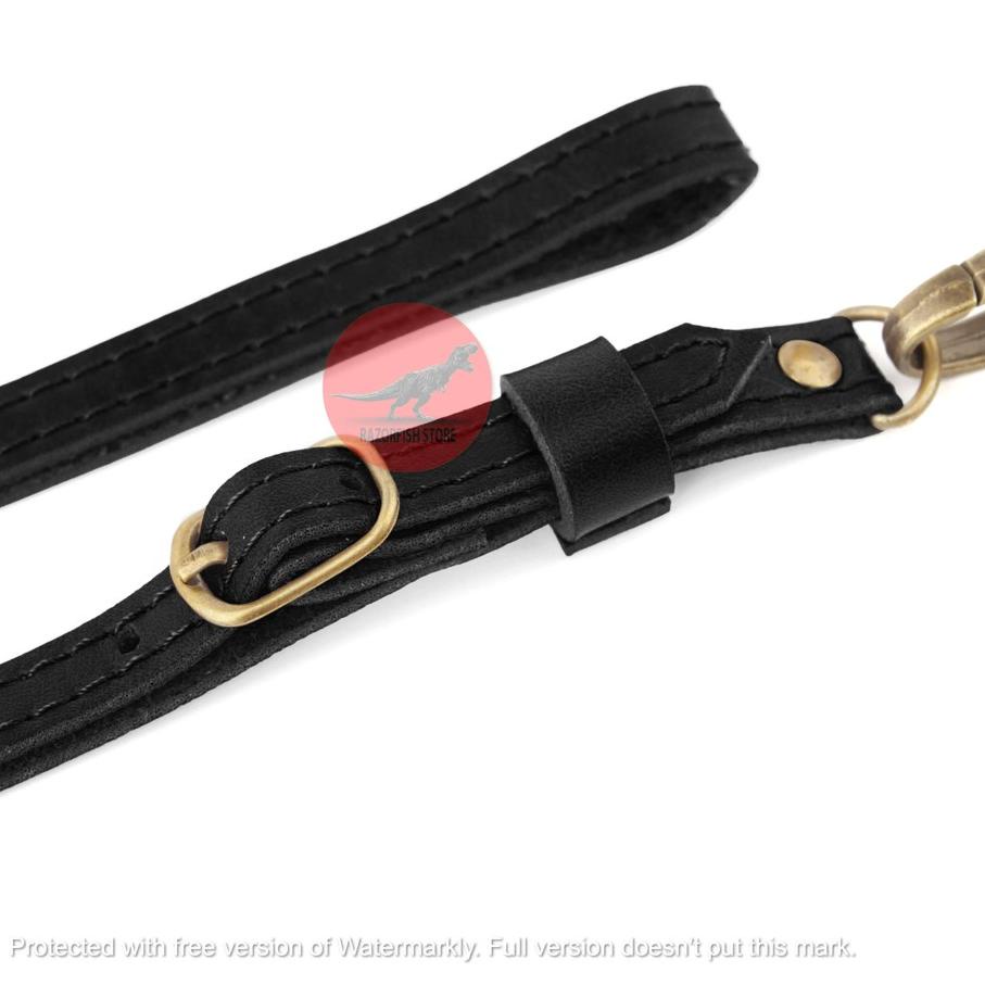 

Hot - Lanyard Kulit Magnet ID Card Holder Magnet Name Tag Kulit Harga PU Leather ID Card