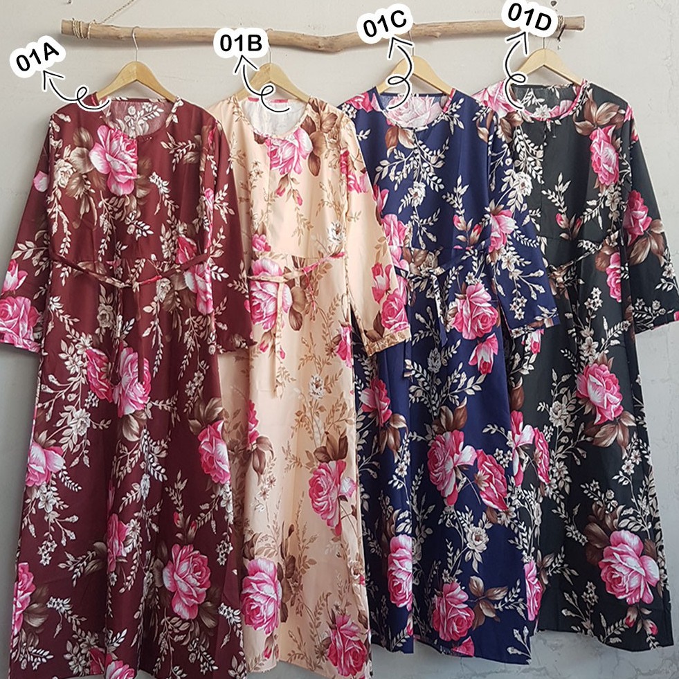 Gamis Citra Embos / Gamis Wanita Muslim / Gamis Syari Embos-1