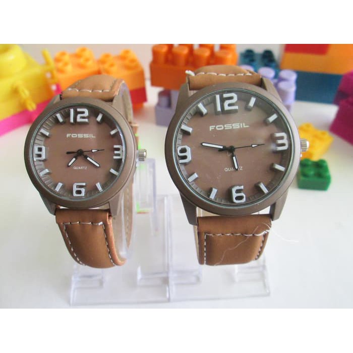 Jam Tangan Fossil Couple Natural Buruan