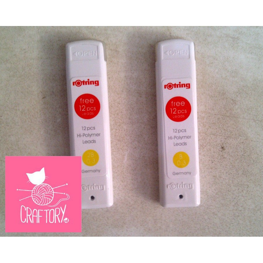 

Rotring isi pensil B / 2B - 0.5 mm