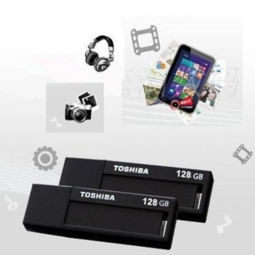 Toshiba Flashdisk 32GB/64GB/128GB 110 Mbps High Speed USB 3.0 Flash Drive