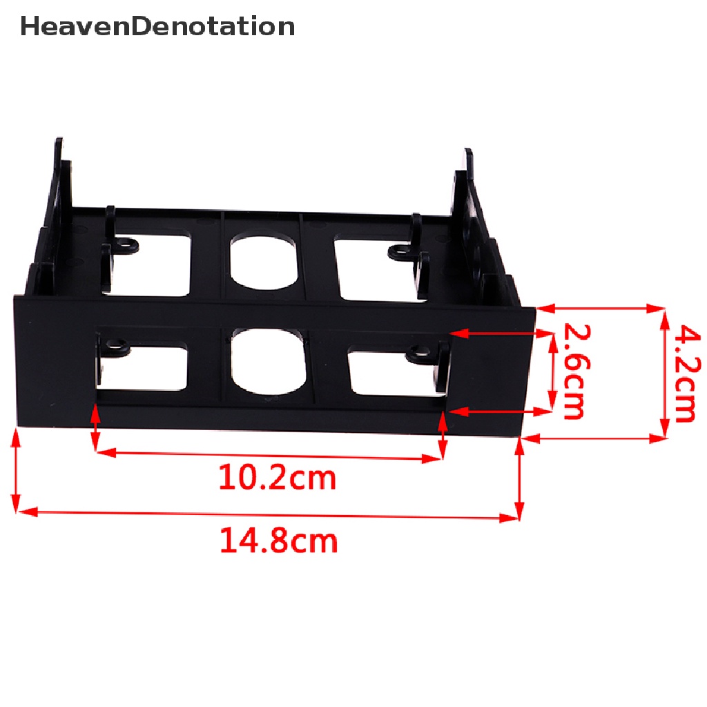 Bracket Adapter Mounting Hardisk 3.5 &quot;Ke 5.25&quot; Warna Hitam Untuk Komputer Pc