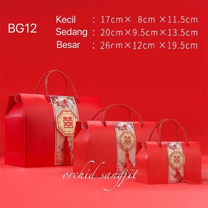 

Kotak shuangxi Paperbag sangjit shuangxi Uk sedang - BG120