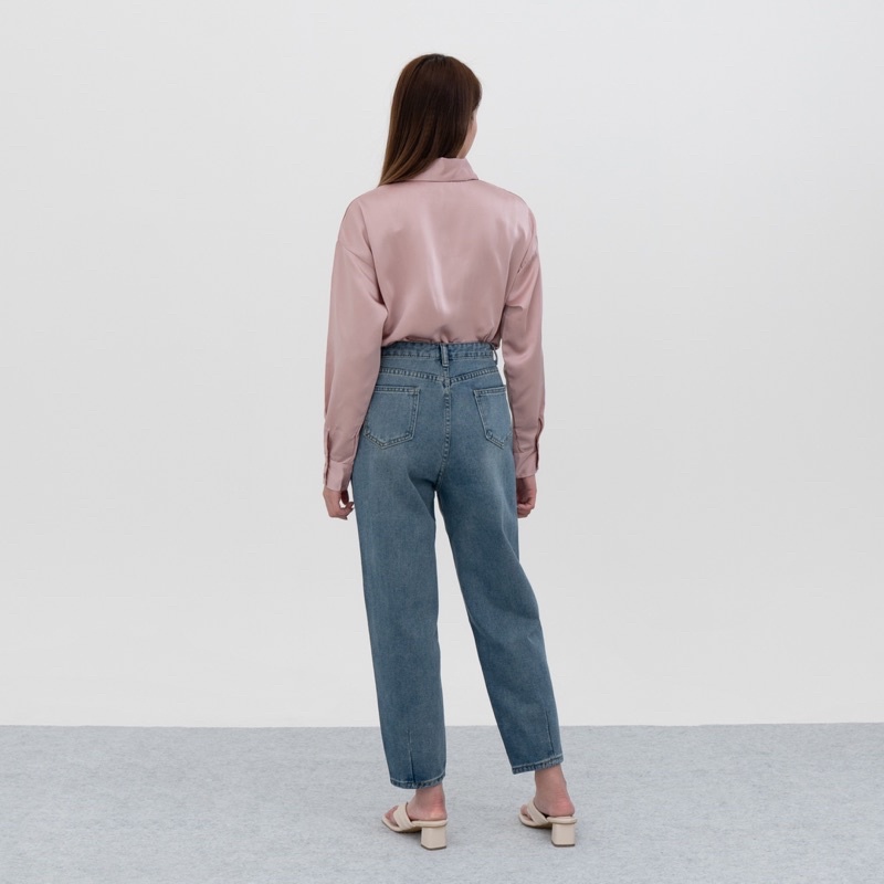 VIERLIN - Jeans 6113 - MOM JEANS HIGHWAIST