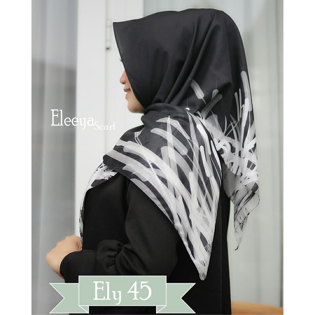 HIJAB SEGIEMPAT MOTIF PRINTING II Eleeya Scarf ELY 45