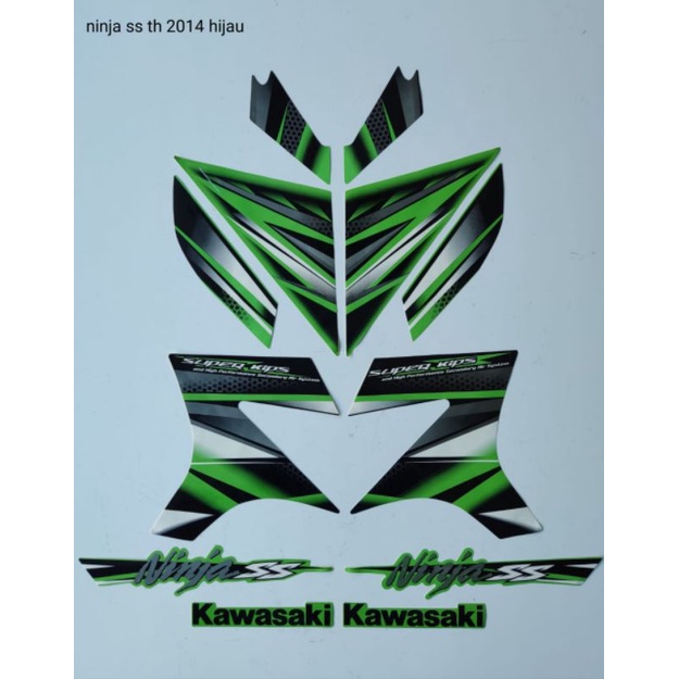 STRIPING NINJA SS 2014 HIJAU