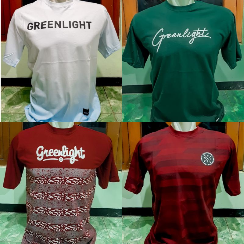 Kaos Greenlight Pria Terbaru